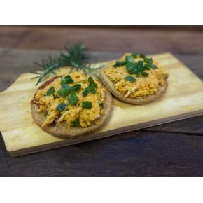 MINI PIZZA DE FRANGO SEM TRIGO E SEM LEITE - 2 UNIDADES - congelado